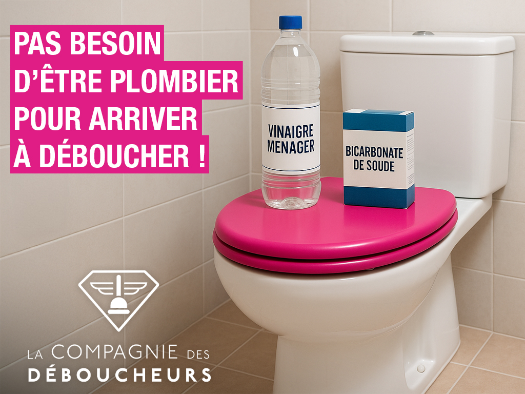déboucher ses Wc avec du vinaigre et du bicarbonate