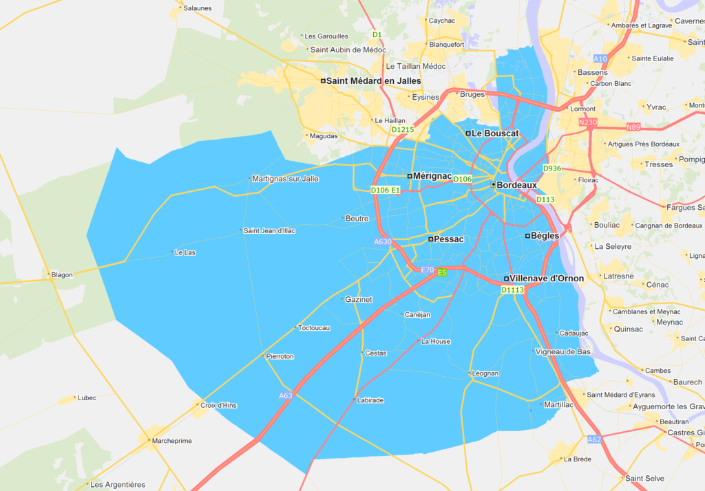 zone debouchage canalisation Bordeaux