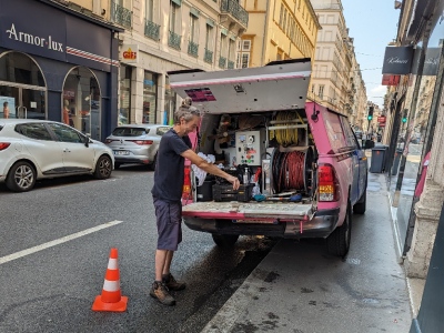 Intervention débouchage Caluire-et-Cuire