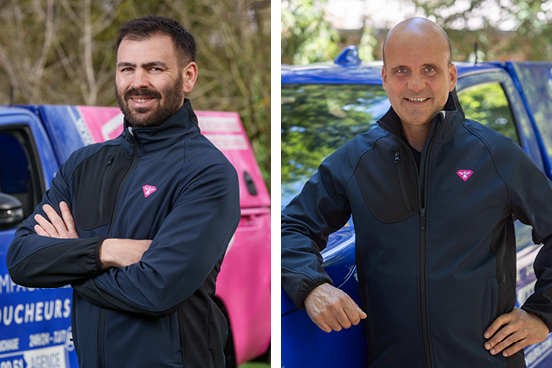 Portrait de Romain et Paul, déboucheurs sur les Alpes-Maritimes