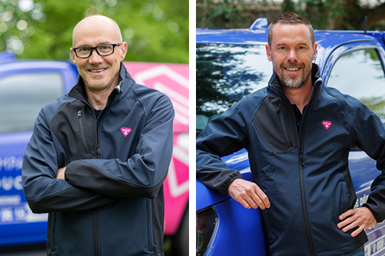 Portraits de Stéphane et Jérome, franchisés en Ille-et-Vilaine