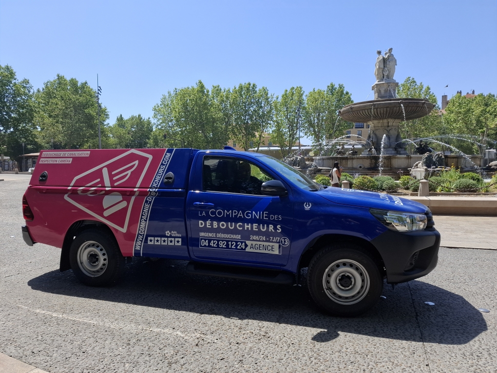 Débouchage de canalisation dans le centre d'Aix-en-Provence