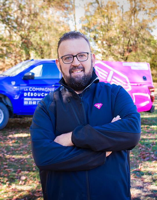 Portrait de Nicolas, déboucheur de canalisation dans l'Aisne
